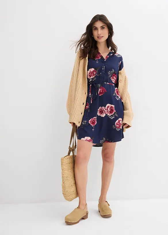 Robe-blouse de grossesse et d'allaitement en viscose fluide, bonprix