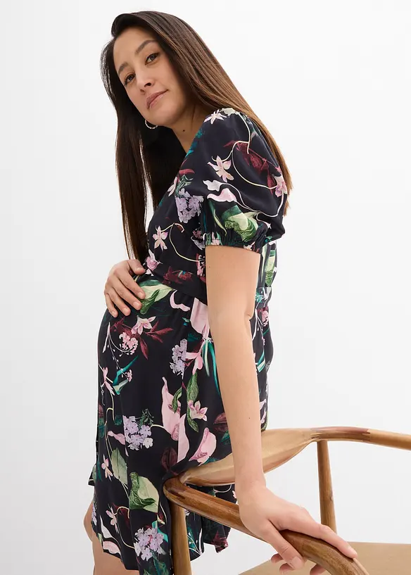 Robe de grossesse et d’allaitement en viscose fluide, bonprix