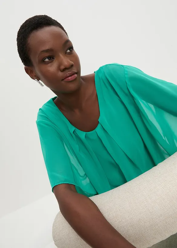 Blouse en mousseline, bonprix