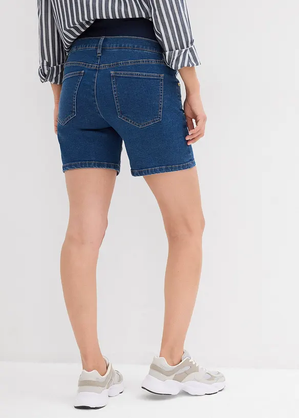 Short de grossesse en coton denim extensible, bonprix