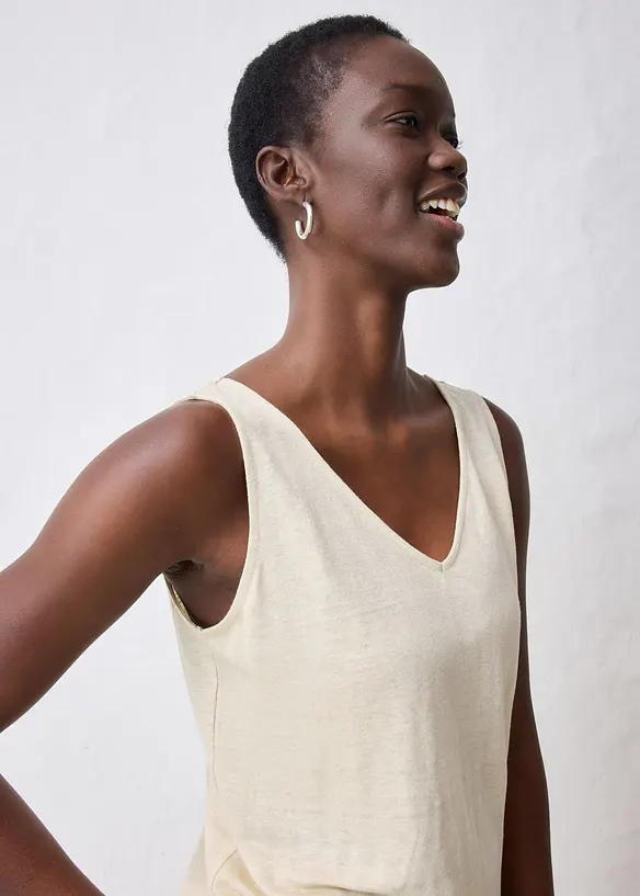 Débardeur en lin, bonprix