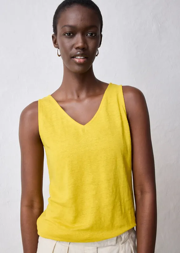 Débardeur en lin, bonprix