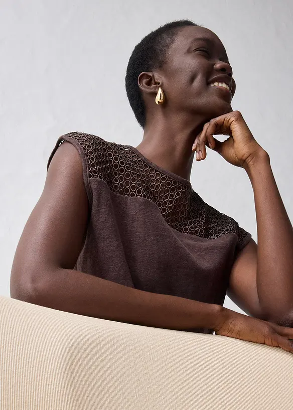 Top 100% lin, bonprix