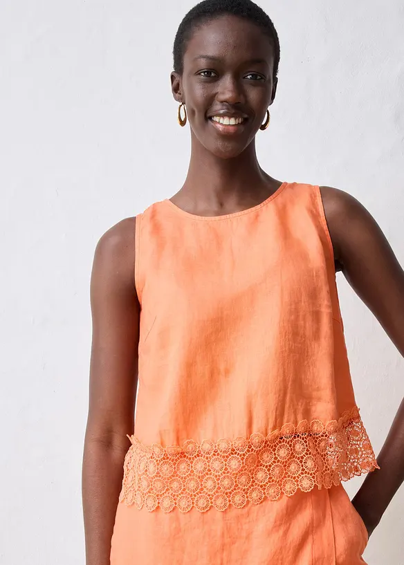 Top 100% lin, bonprix