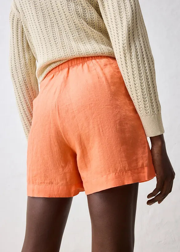 Jupe-short 100% lin, bonprix