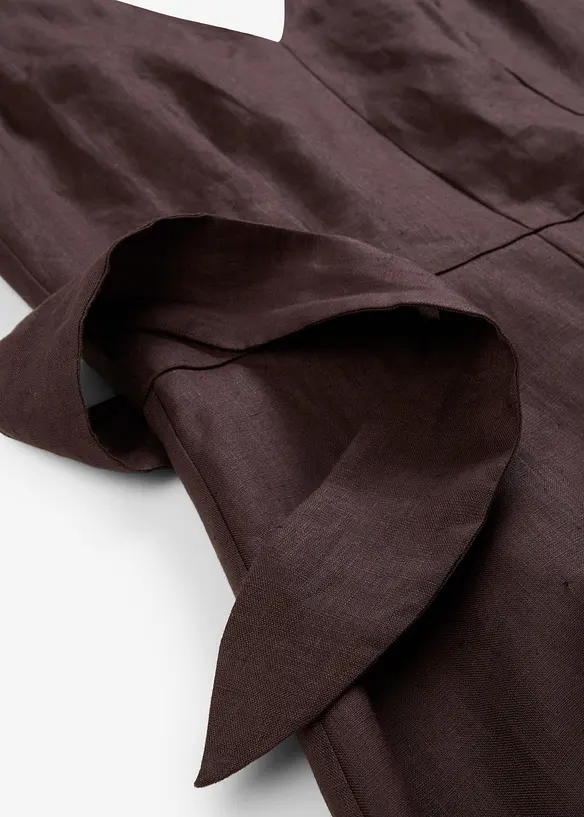 Robe midi 100% lin, bonprix