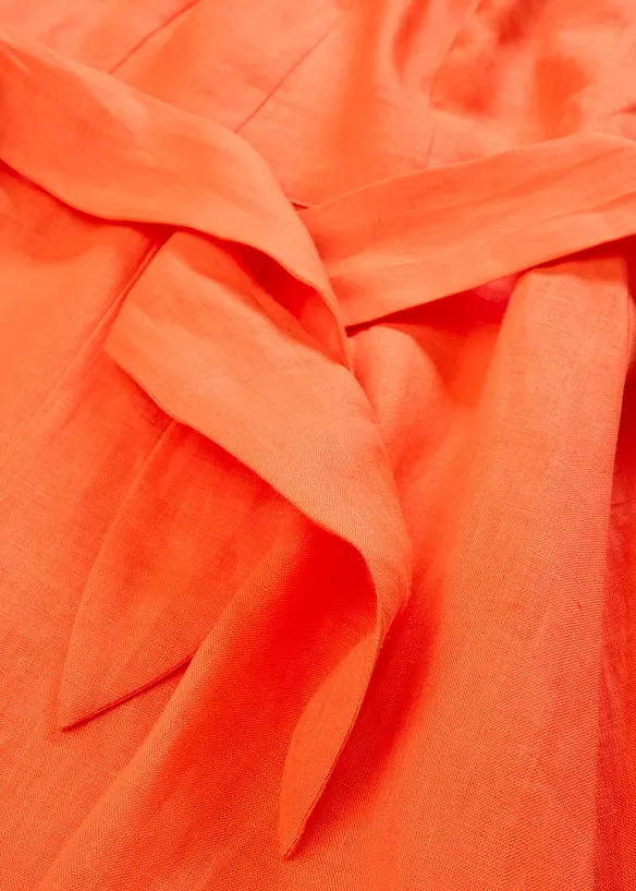 Robe midi 100% lin, bonprix