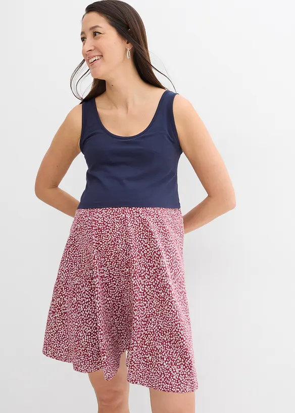 Robe 2en 1 de grossesse et d'allaitement en jersey coton, bonprix