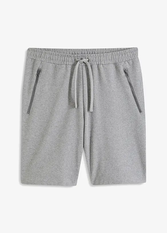 Bermuda sweat avec poches lat&eacute;rales zipp&eacute;es, bonprix