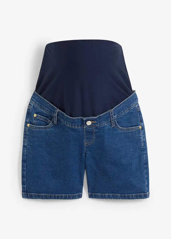 Short de grossesse en coton denim extensible, bonprix