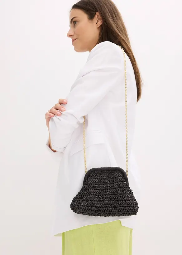 Sac en paille à bandoulière, bonprix