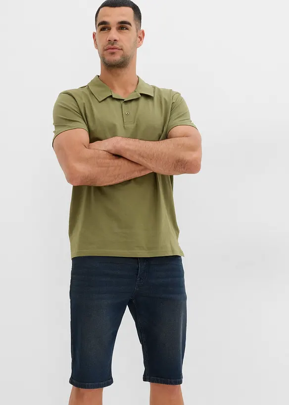 Bermuda en jean extensible, Slim, bonprix