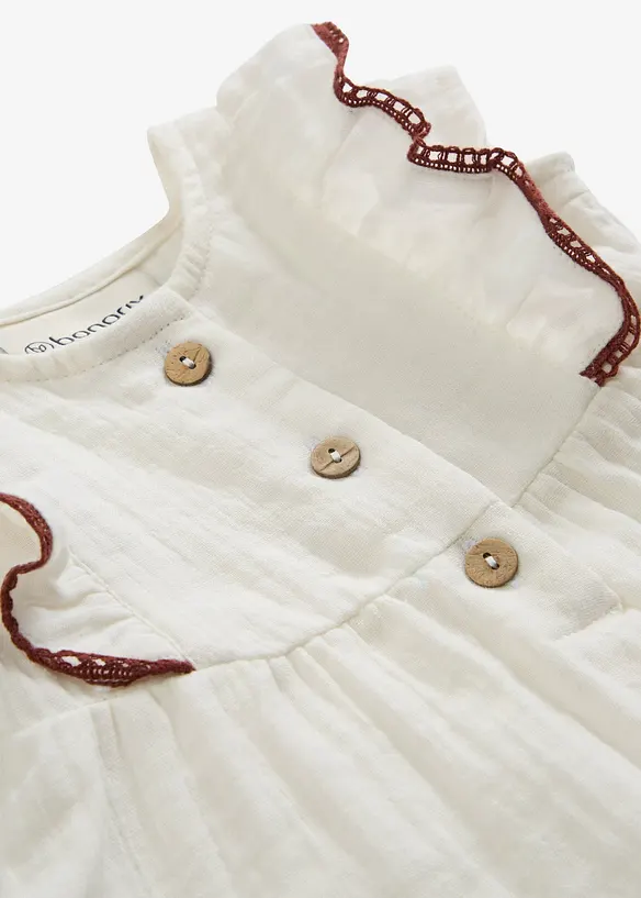 Robe bébé en gaze 100% coton, bonprix