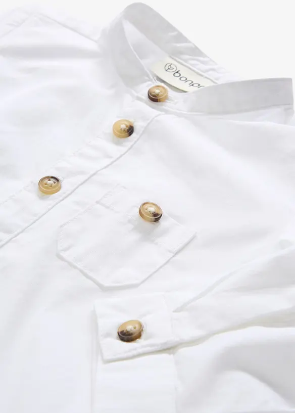 Body chemise et pantalon chino 100% coton (ens. 2 pces), bonprix