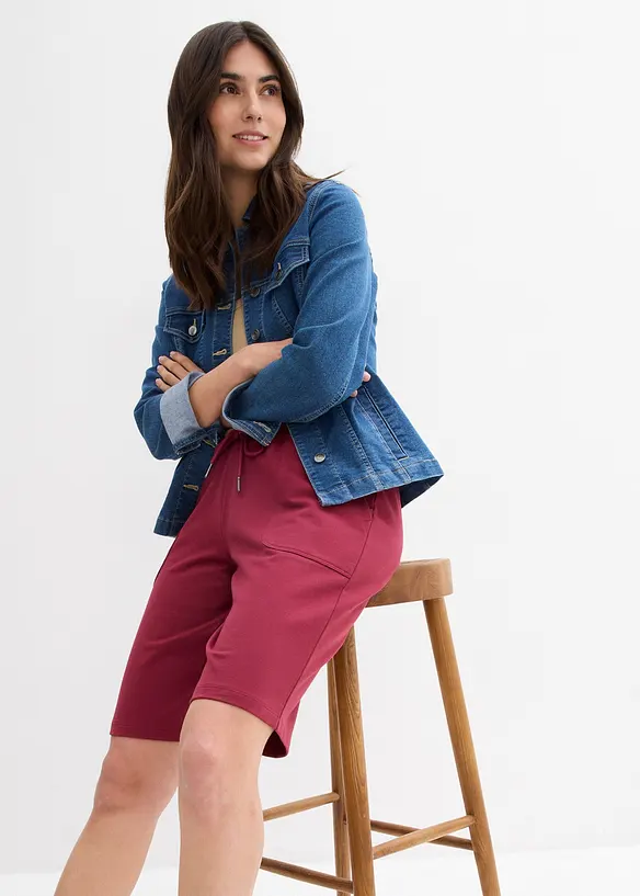 Bermuda en molleton 100% coton, bonprix