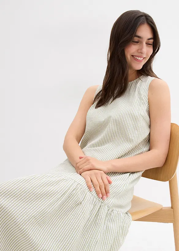 Robe midi trapèze, bonprix