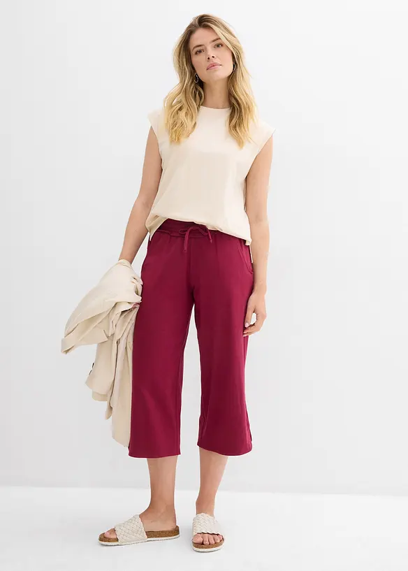Pantalon en jersey coton extensible, bonprix
