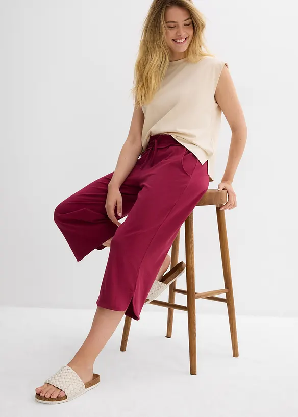 Pantalon en jersey coton extensible, bonprix