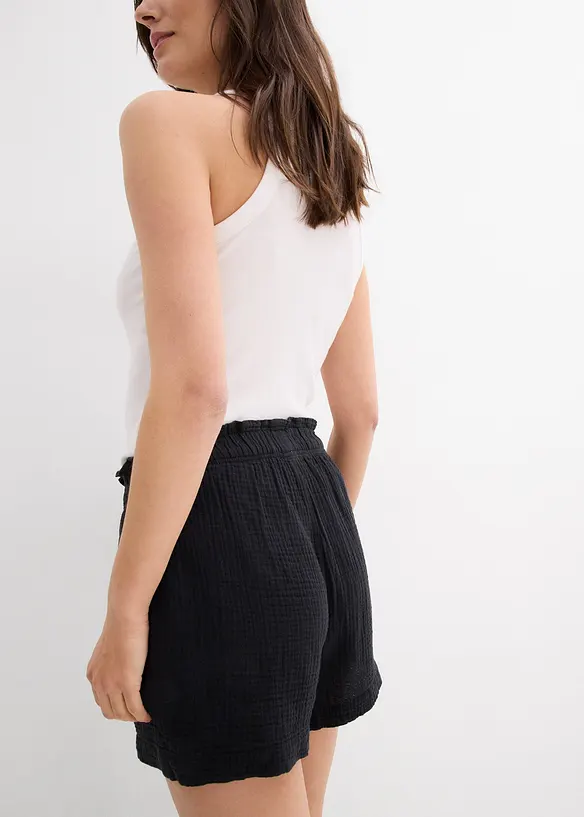 Short en gaze 100% coton, bonprix