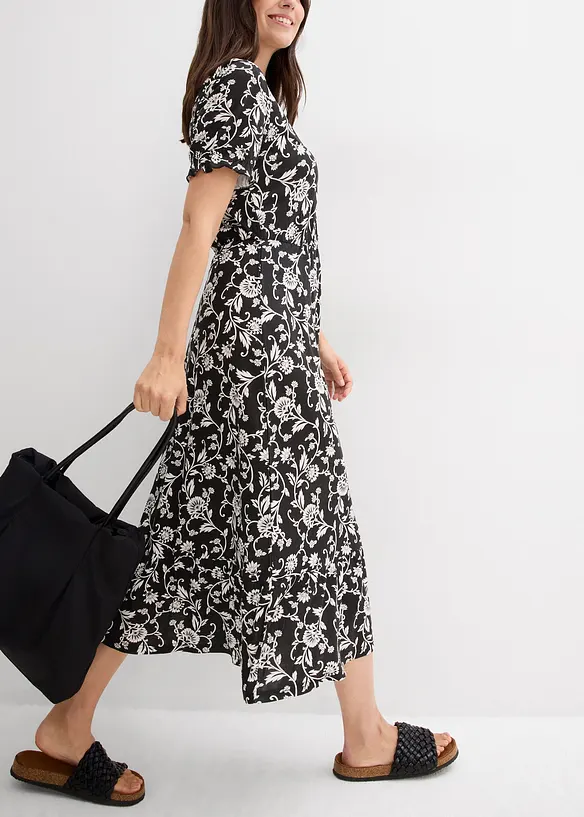 Robe fluide en jersey viscose, bonprix