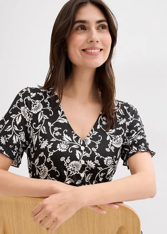 Robe fluide en jersey viscose, bonprix