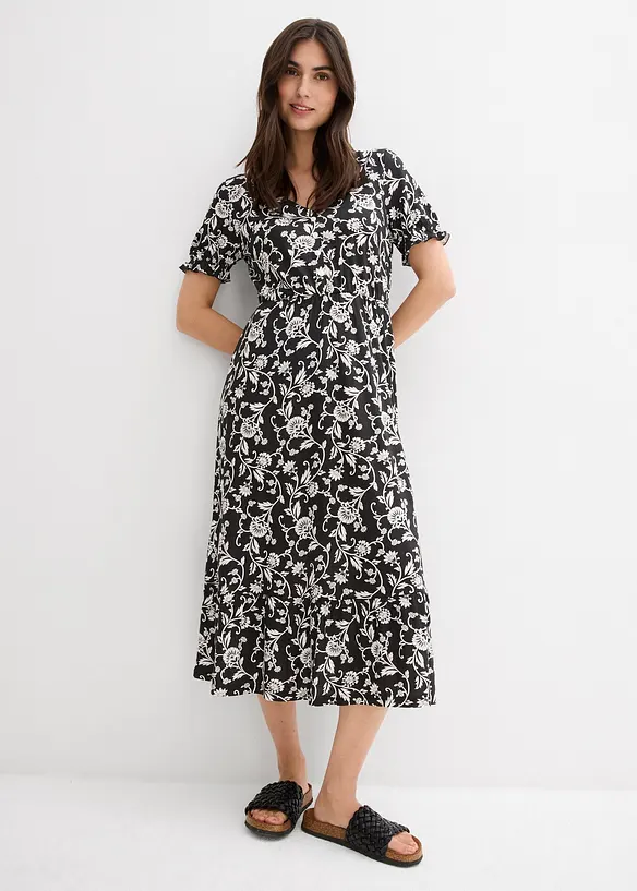 Robe fluide en jersey viscose, bonprix