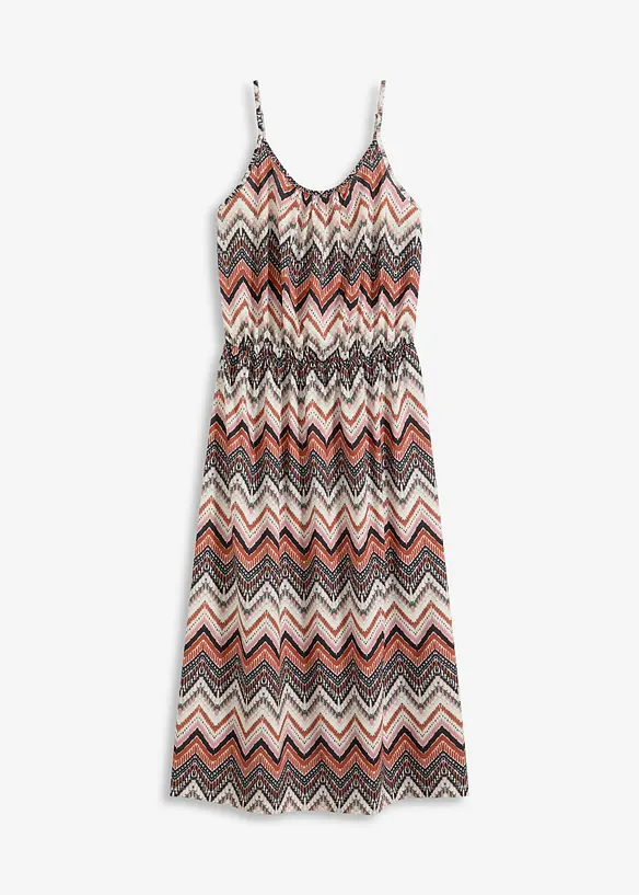 Robe imprimée à fines bretelles, bonprix