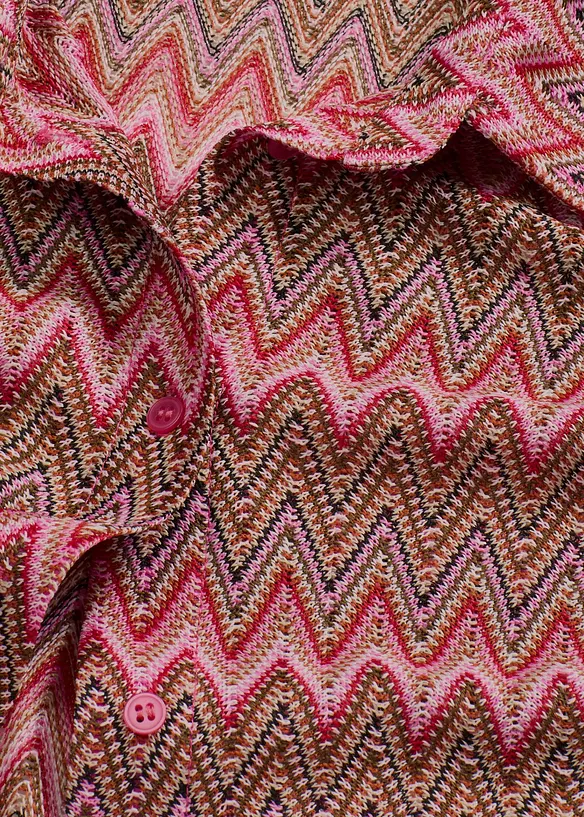 Long chemisier aspect crochet, bonprix