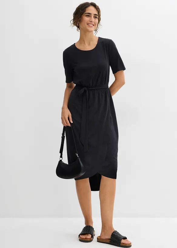 Robe ajustée en jersey de viscose mélangée, bonprix