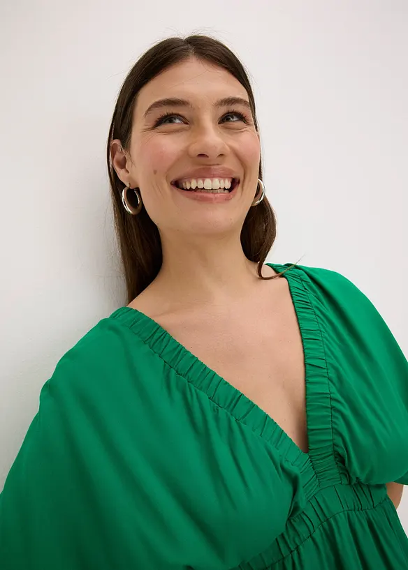 Robe midi en viscose fluide, bonprix