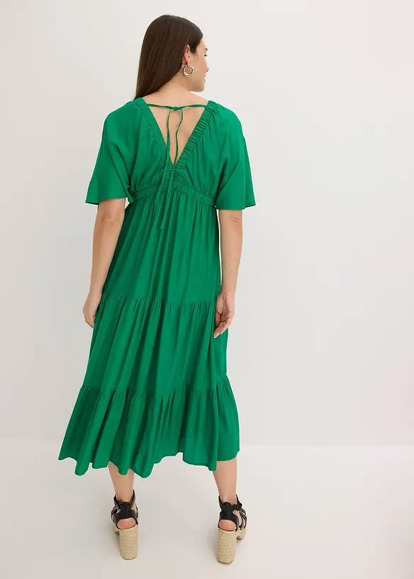 Robe midi en viscose fluide, bonprix