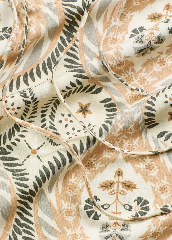 Robe caftan imprimée en viscose fluide, bonprix