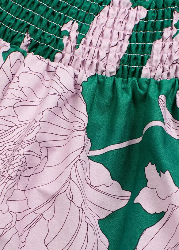 Robe col Bardot 100% coton, bonprix