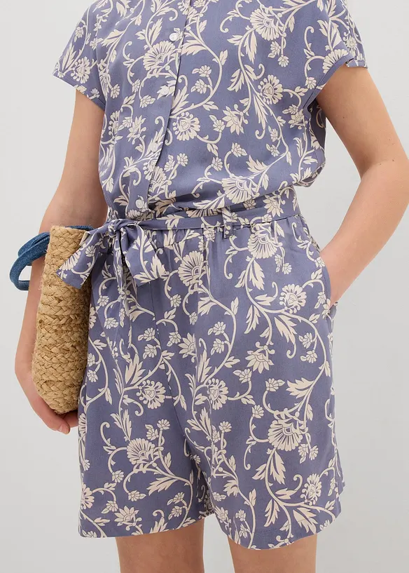 Combishort en viscose fluide, bonprix