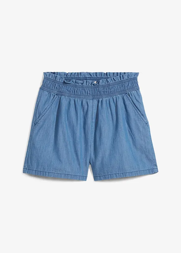 Short 100% coton avec taille élastiquée, bonprix