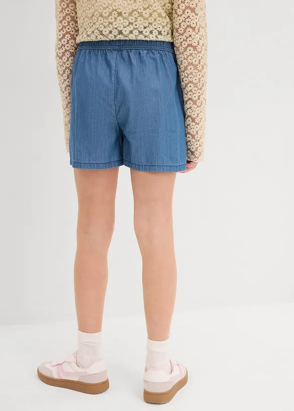 Short 100% coton avec taille élastiquée, bonprix
