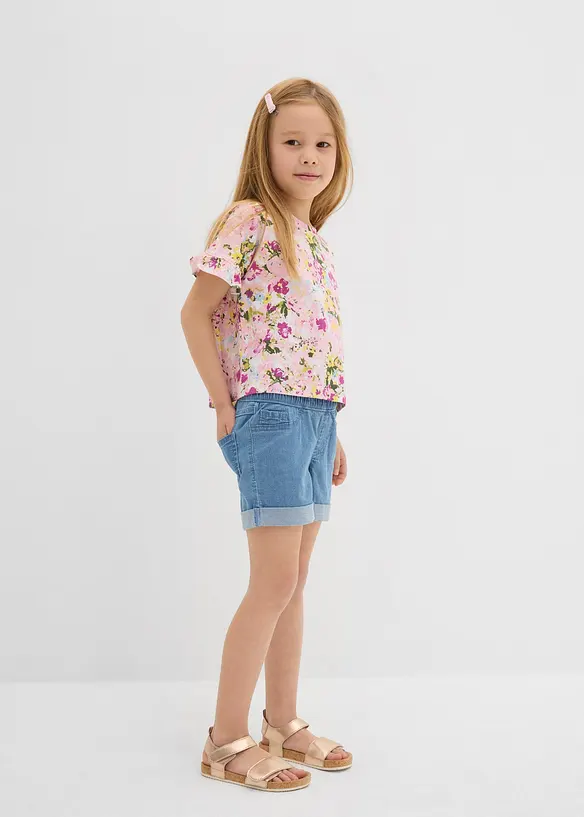 Short en jean, taille mi-haute, bonprix
