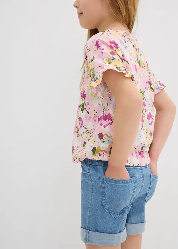 Short en jean, taille mi-haute, bonprix