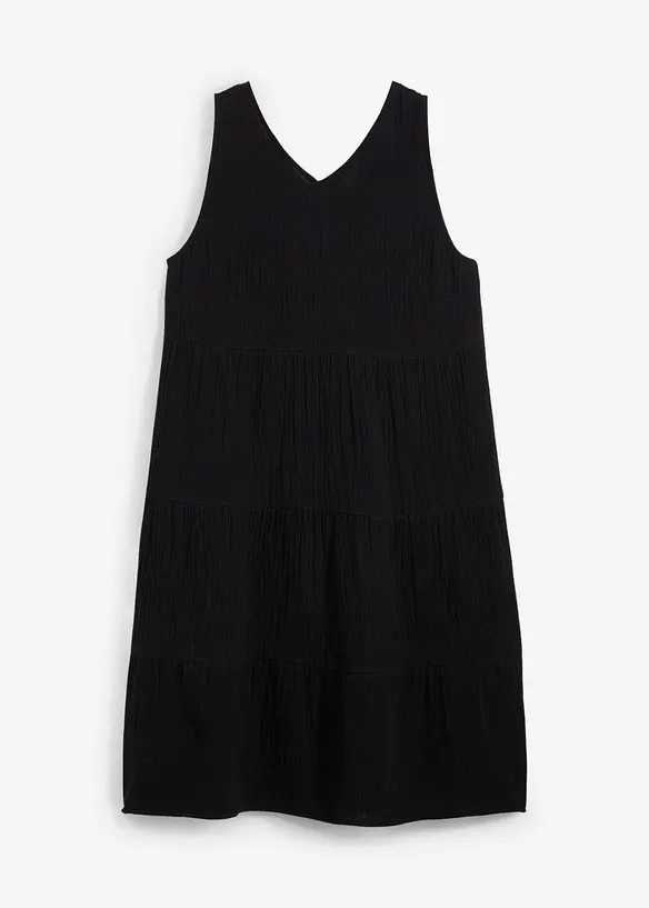 Robe à bretelles en gaze de coton douce, bonprix