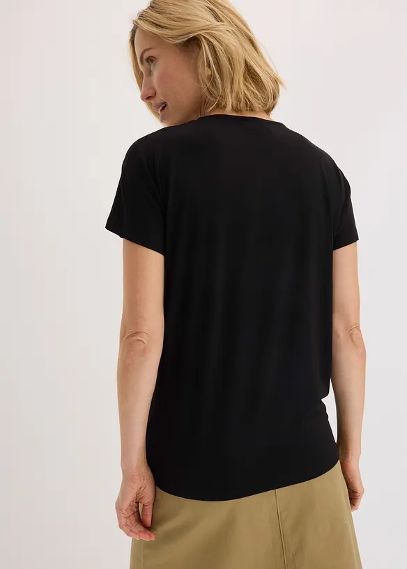 T-shirt avec anneau décoratif, bonprix