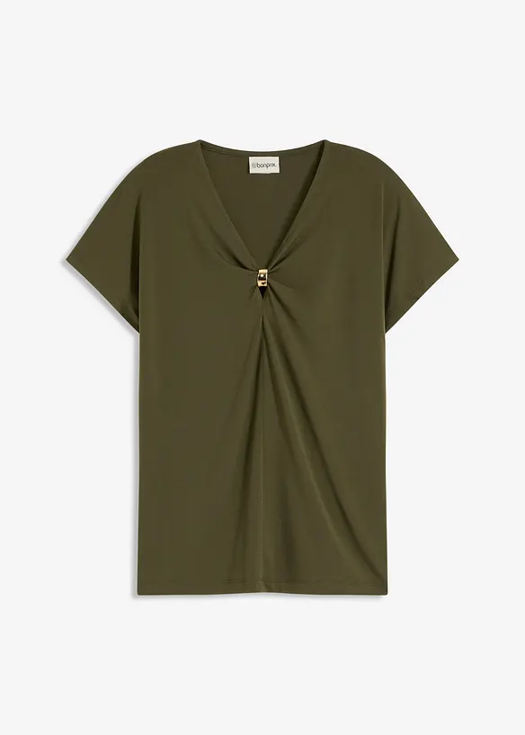 T-shirt avec anneau décoratif, bonprix