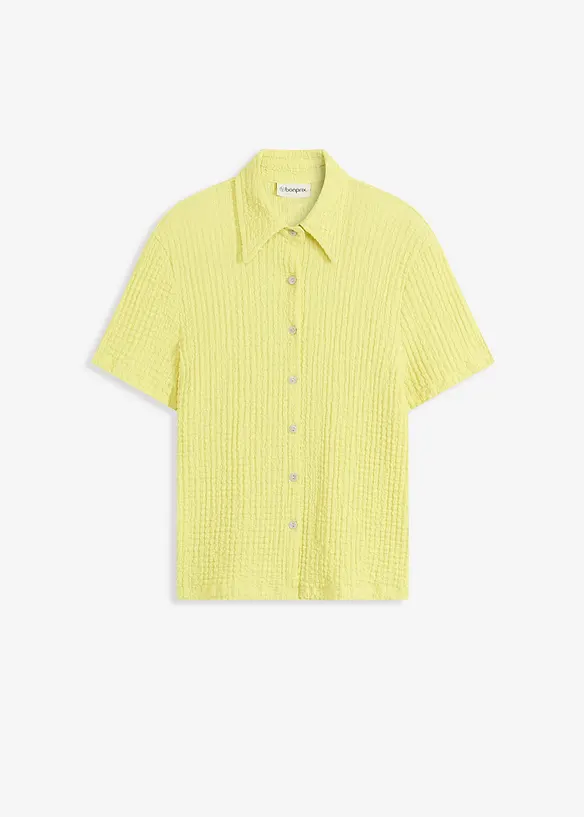 Chemisier en jersey texturé, bonprix