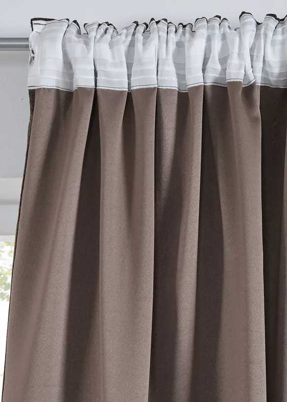 Rideau obscurcissant finement texturé (1 pce), bonprix