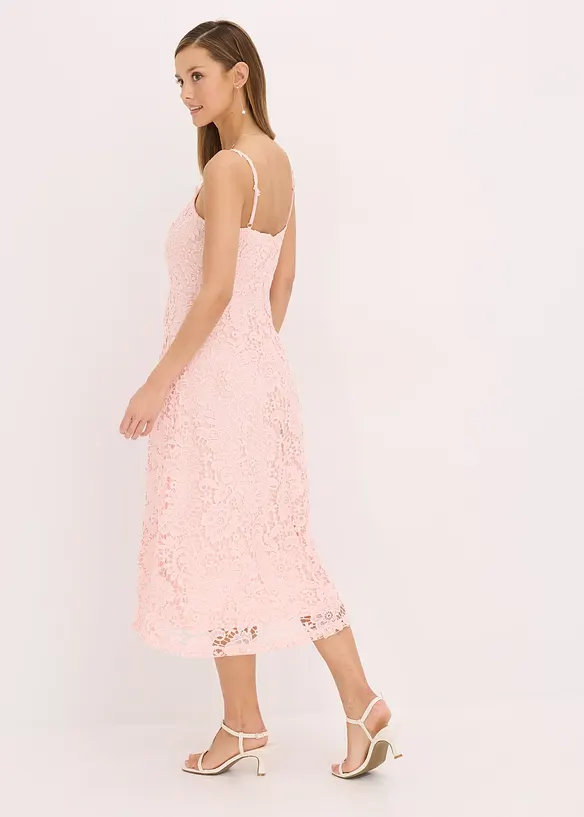 Robe en dentelle à bretelles, bonprix