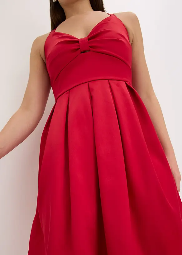 Robe courte en satin brillant, bonprix