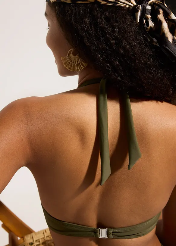 Haut de bikini dos nu à encolure V, bonprix