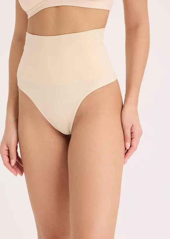 Lot de 2 strings sculptants sans coutures, maintien léger, bonprix