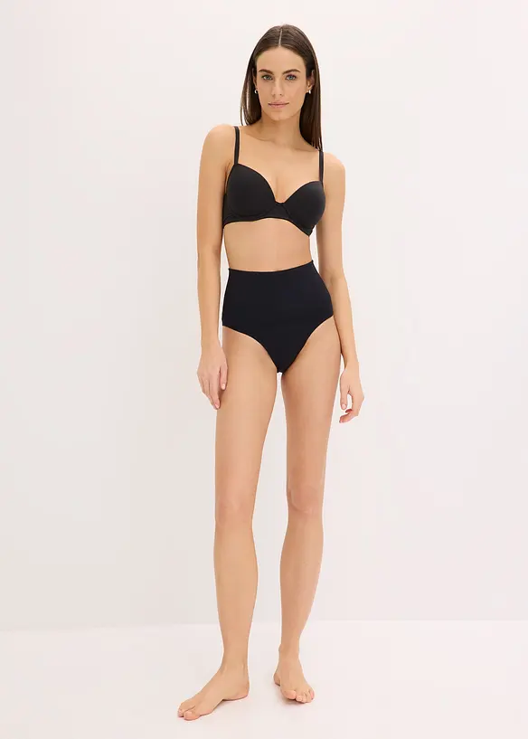 Lot de 2 slips sculptants sans coutures, maintien modéré, bonprix