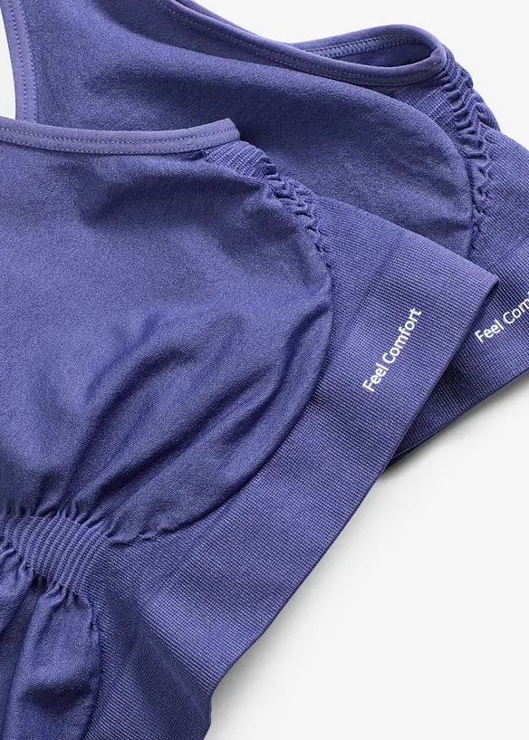 Lot de 2 brassières sans couture Feel Comfort, bonprix