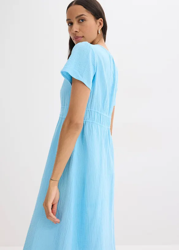 Robe-tunique en gaze de coton, bonprix